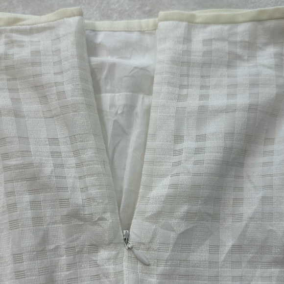 NWT Vince White A-Line Mini Skirt Pleated Size 12 - Picture 11 of 15